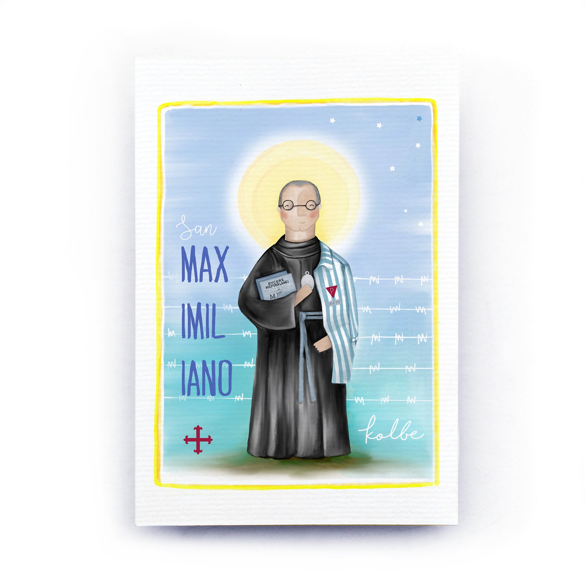 Lámina San Maximiliano Kolbe