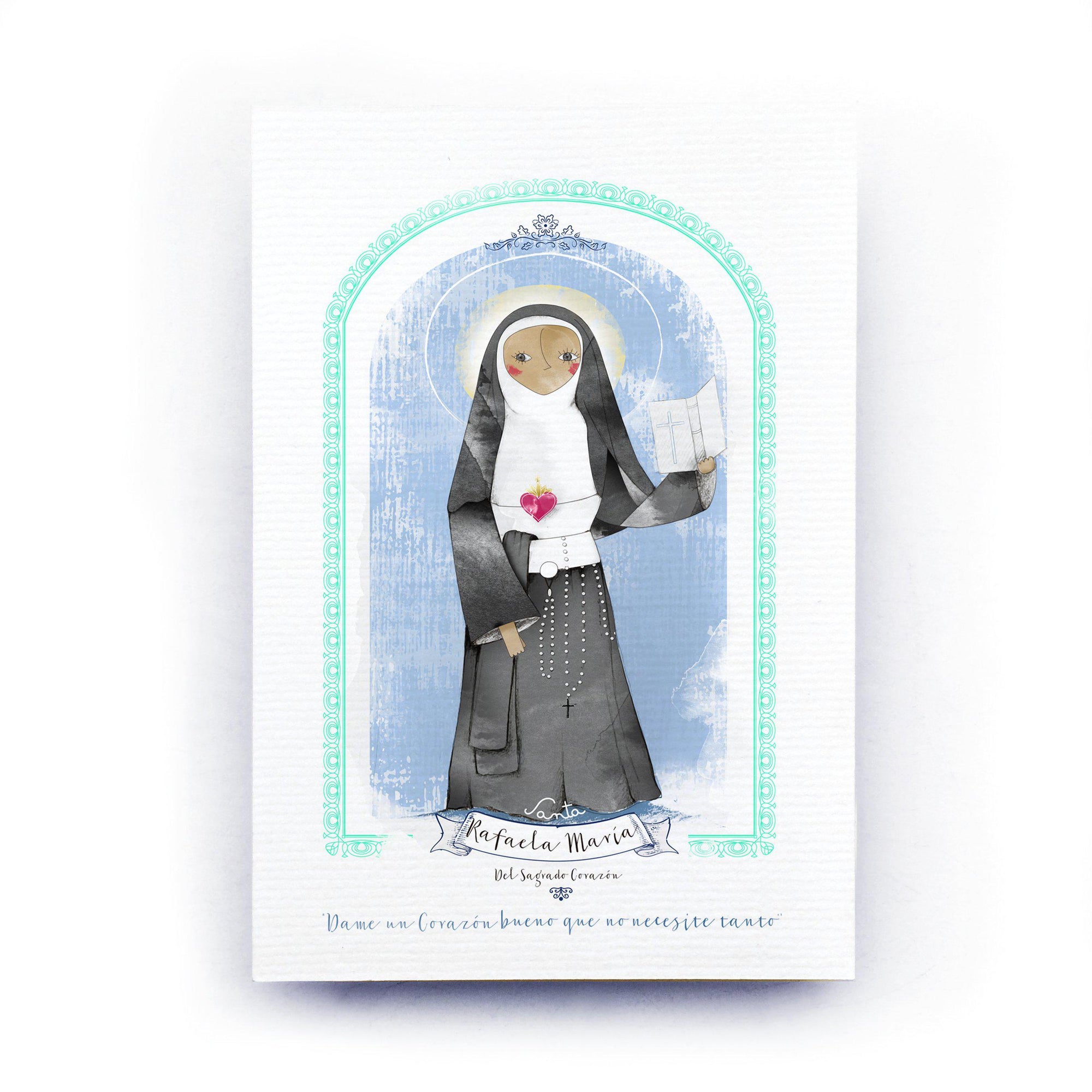 Lámina Santa Rafaela María del Sagrado Corazón