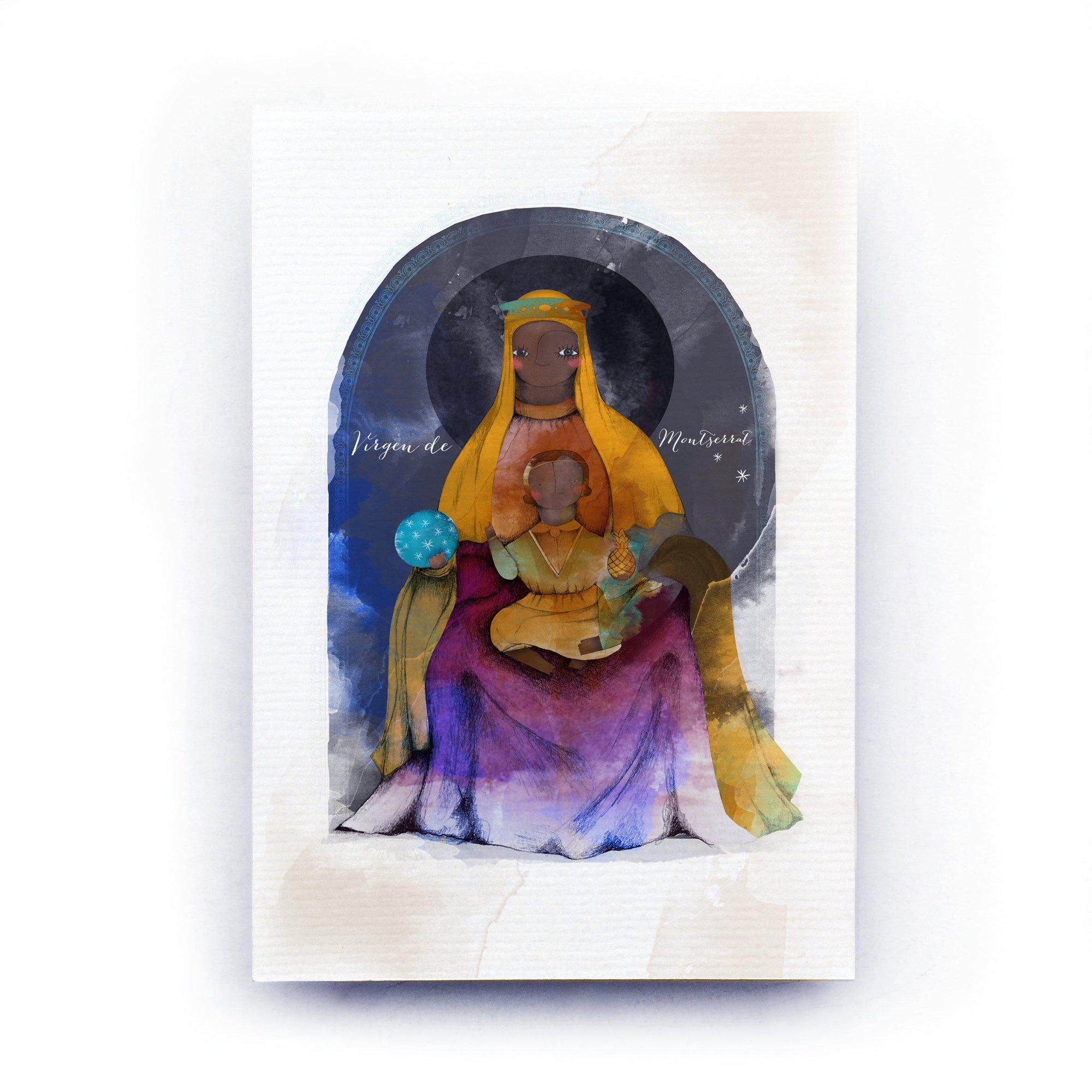 Lámina Virgen de Montserrat